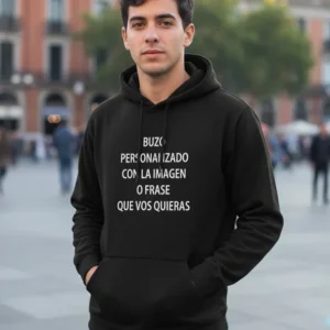Buzo Canguro Personalizado Estampado A Pedido Friki Tu Eres
