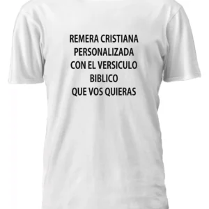 Versiculo Biblico A Eleccion Remera Cristiana Friki Tu Eres