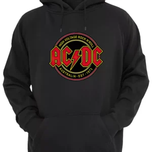 Acdc High Voltage 1973 Buzo Canguro Friki Tu Eres #3