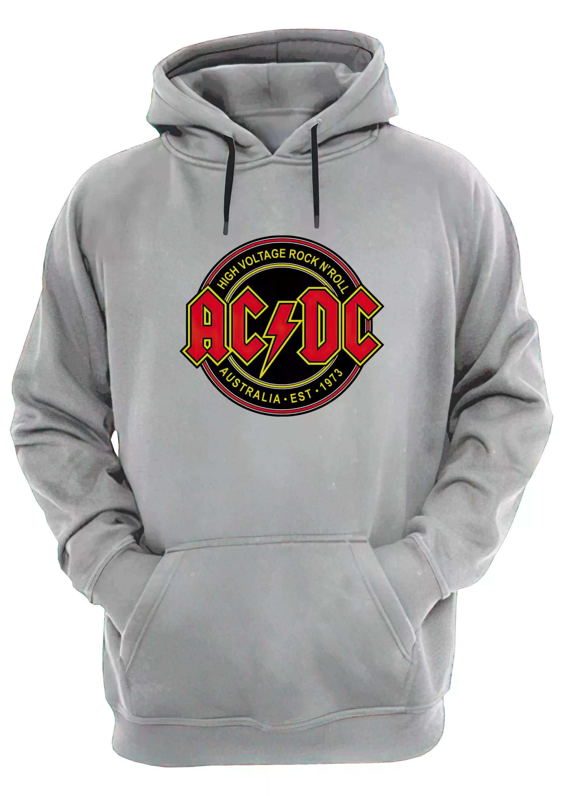 Acdc High Voltage 1973 Buzo Canguro Friki Tu Eres #3 - Imagen 2