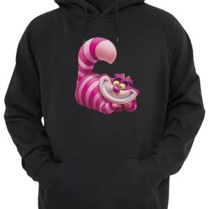 Gato Cheshire Sonriente Alicia Buzo Canguro Friki Tu Eres #1