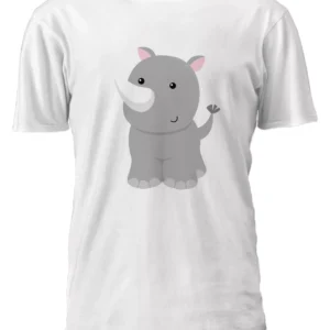 Animales Infantiles Rinoceronte Remera Friki Tu Eres #3