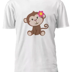 Animales Infantiles Mona Remera Friki Tu Eres #1