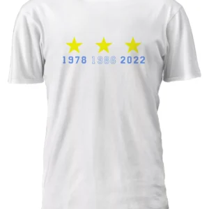 Argentina 3 Estrellas Mundiales Remera Friki Tu Eres #10