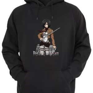Attack On Titan Mikasa Ackerman Buzo Canguro Friki Tu Eres #6