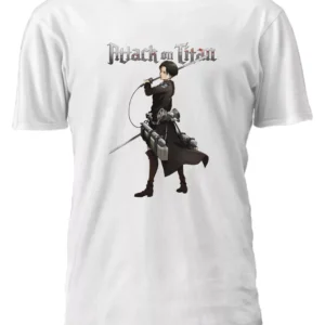 Attack On Titan Levi Ackerman Remera Friki Tu Eres #14