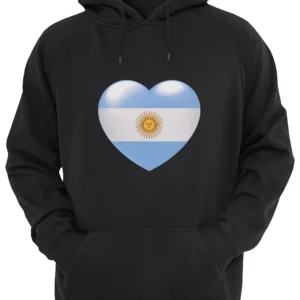 Argentina Corazon Pasion Emblema Buzo Canguro Friki Tu Eres #6