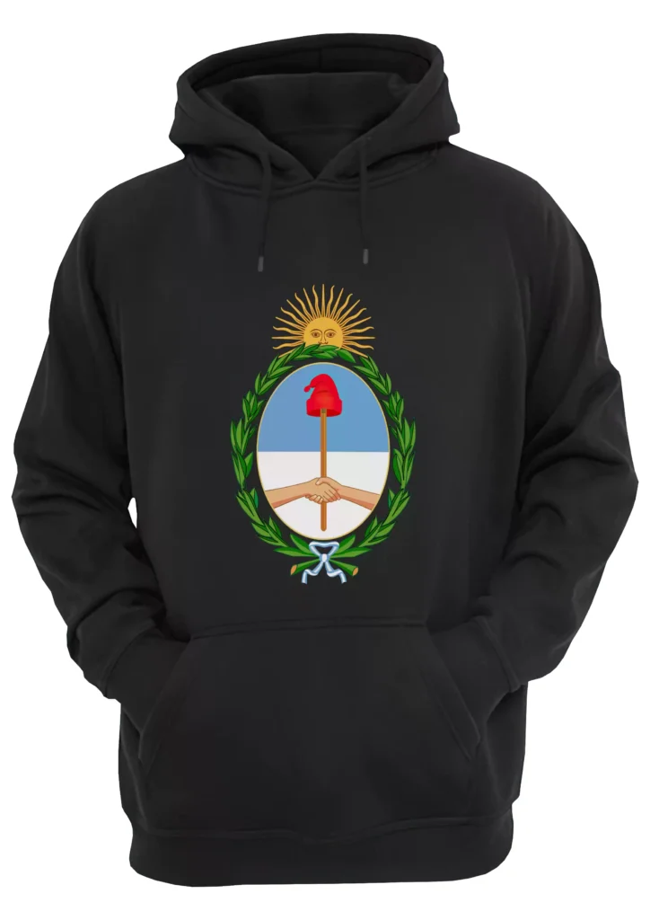 Argentina Escudo Emblema Buzo Canguro Friki Tu Eres #11