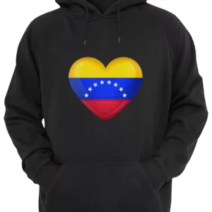 Venezuela Corazon Pasion Emblema Buzo Canguro Friki Tu Eres #6