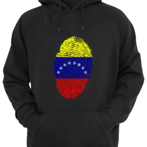 Venezuela Huella Digital Buzo Canguro Friki Tu Eres #1