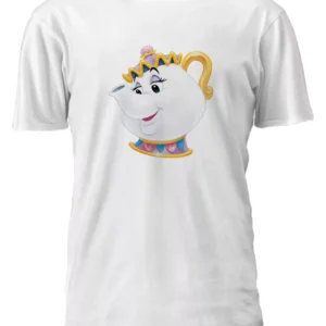 La Bella Y La Bestia Tetera Potts Remera Friki Tu Eres #5