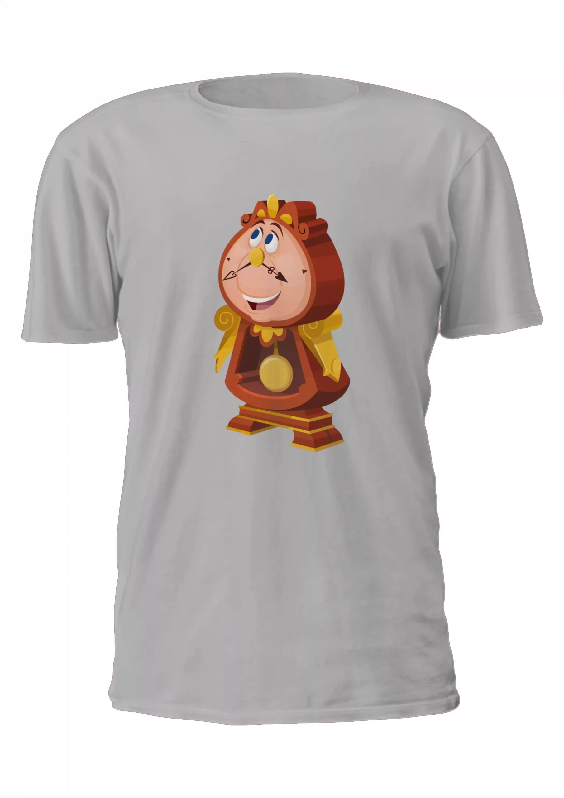 La Bella Y La Bestia Reloj Din Don Remera Friki Tu Eres #8 - Imagen 2
