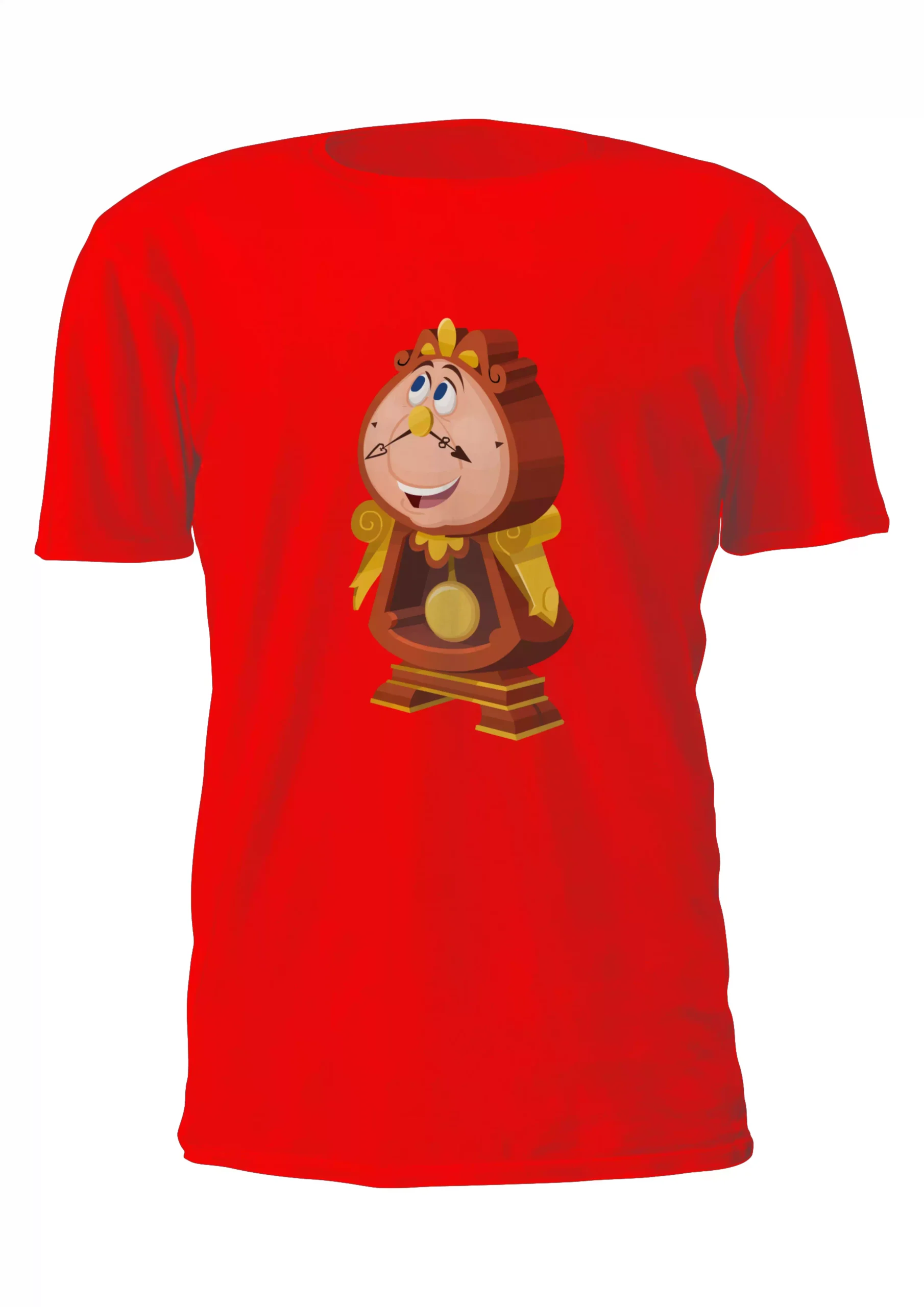 La Bella Y La Bestia Reloj Din Don Remera Friki Tu Eres #8 - Imagen 5