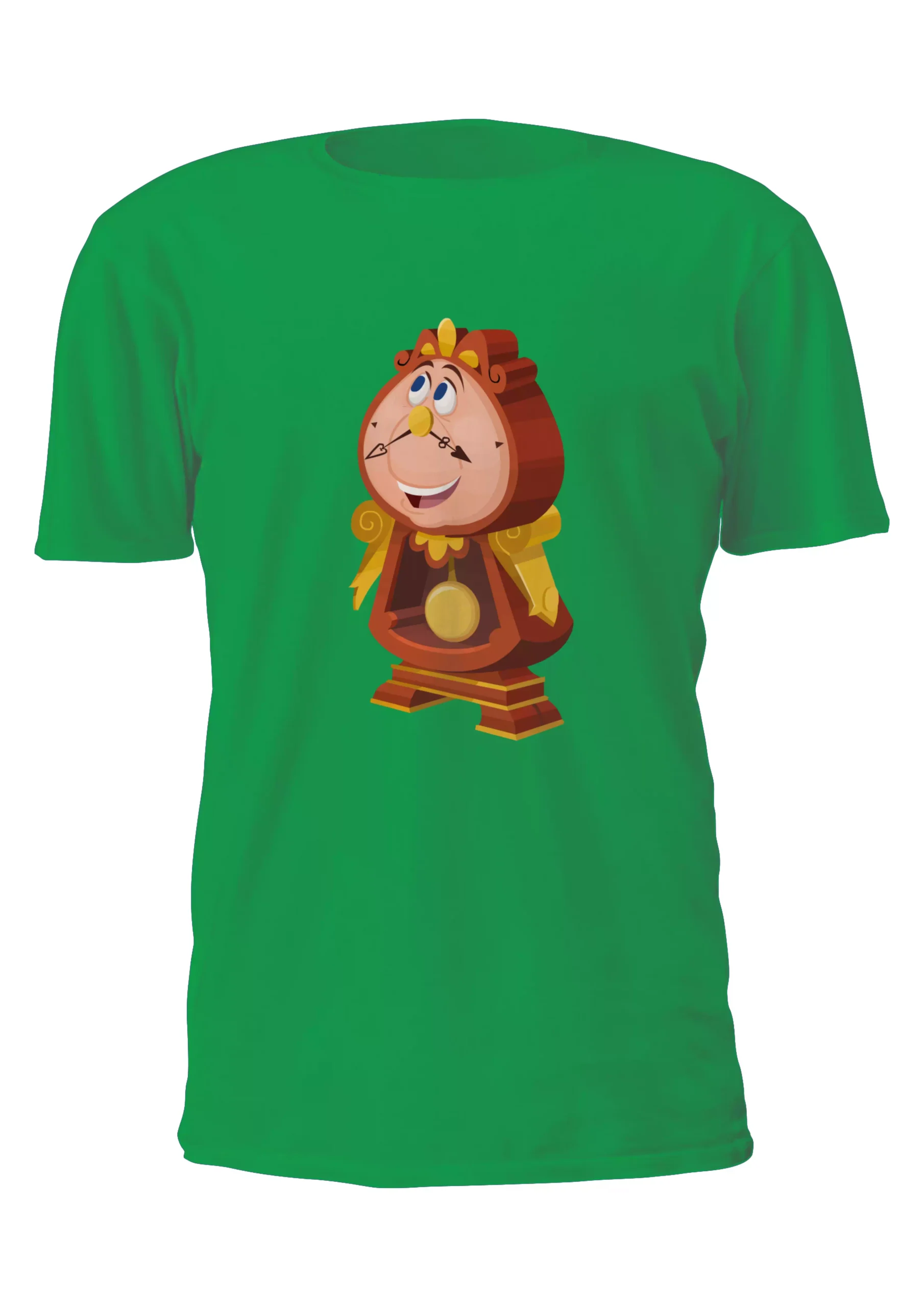 La Bella Y La Bestia Reloj Din Don Remera Friki Tu Eres #8 - Imagen 3