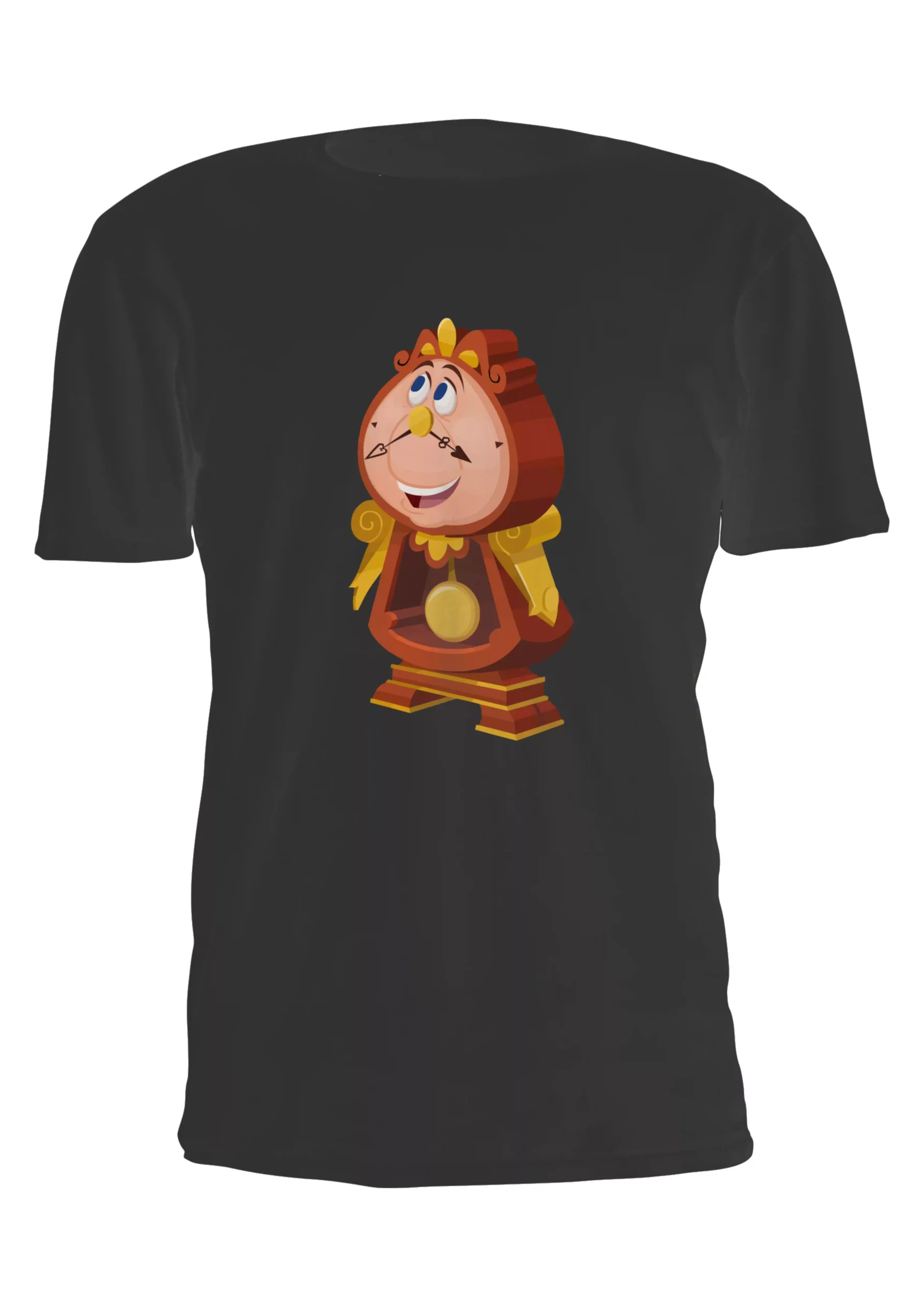 La Bella Y La Bestia Reloj Din Don Remera Friki Tu Eres #8 - Imagen 6