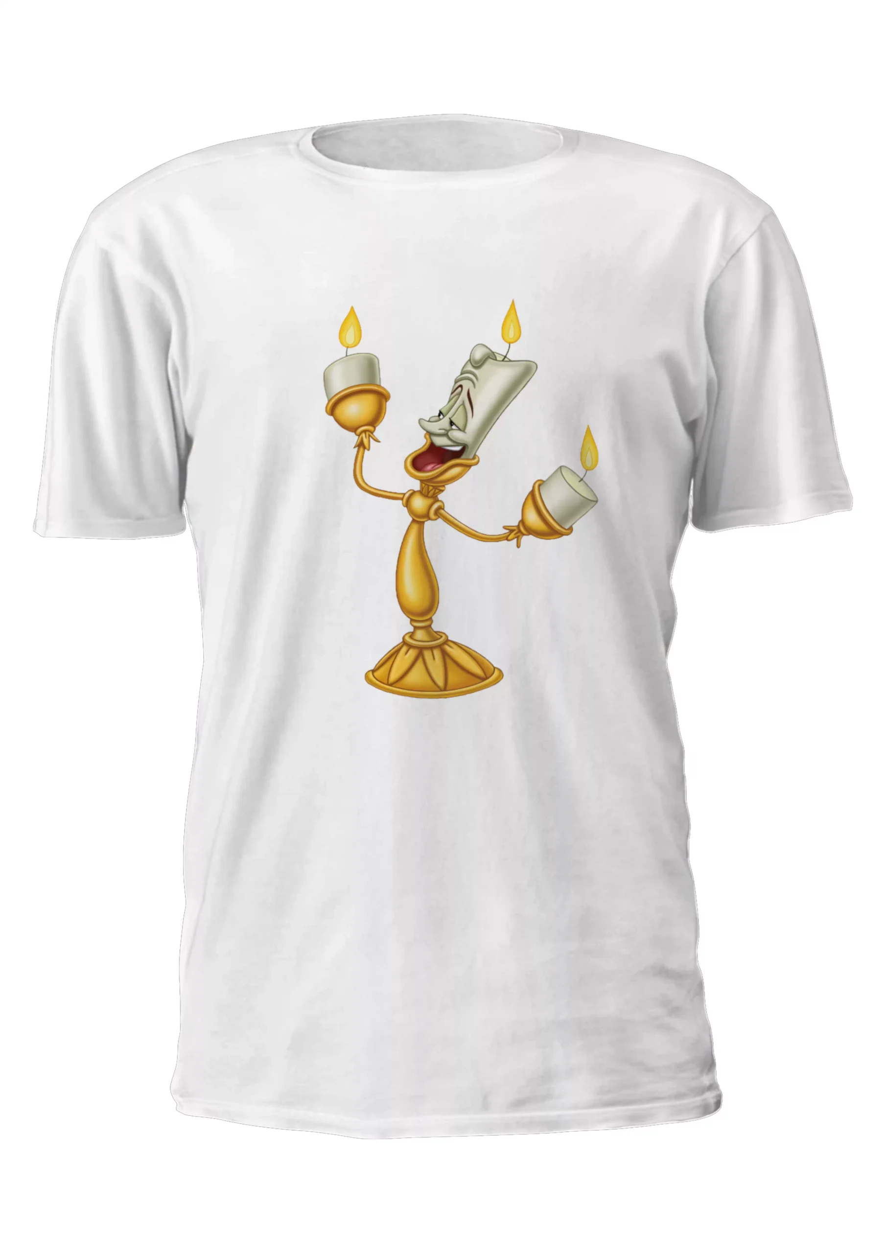 La Bella Y La Bestia Vela Lumiere Remera Friki Tu Eres #7