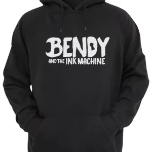 Bendy And The Ink Machine Logo Buzo Canguro Friki Tu Eres #8