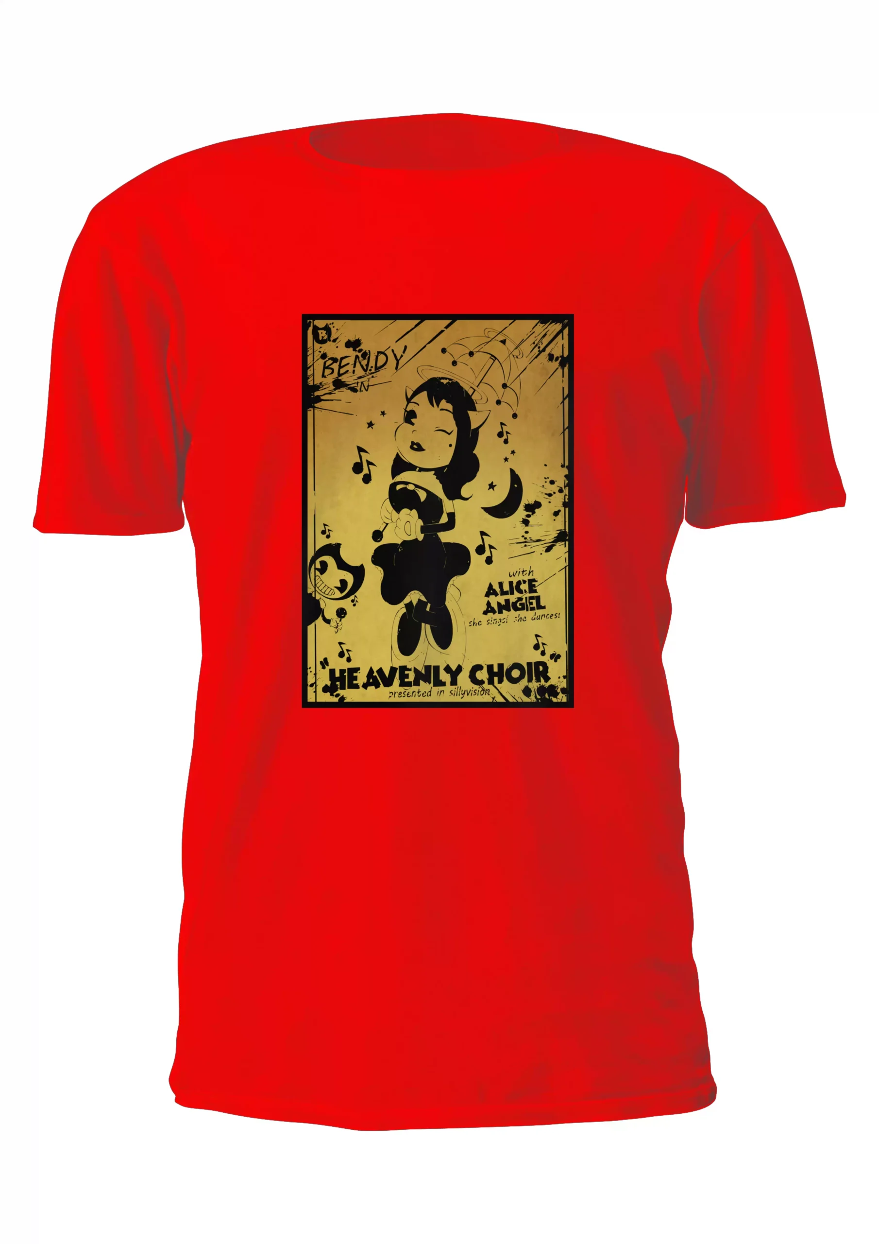 Bendy Alice Angel Remera Friki Tu Eres #10 - Imagen 5