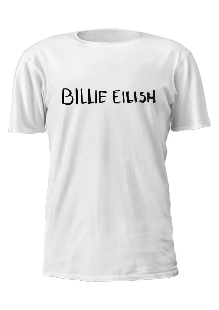 Billie Eilish Logo Remera Friki Tu Eres #2