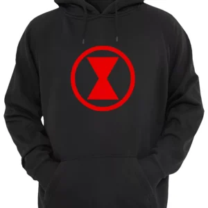 Black Widow Viuda Negra Logo Buzo Canguro Friki Tu Eres #6