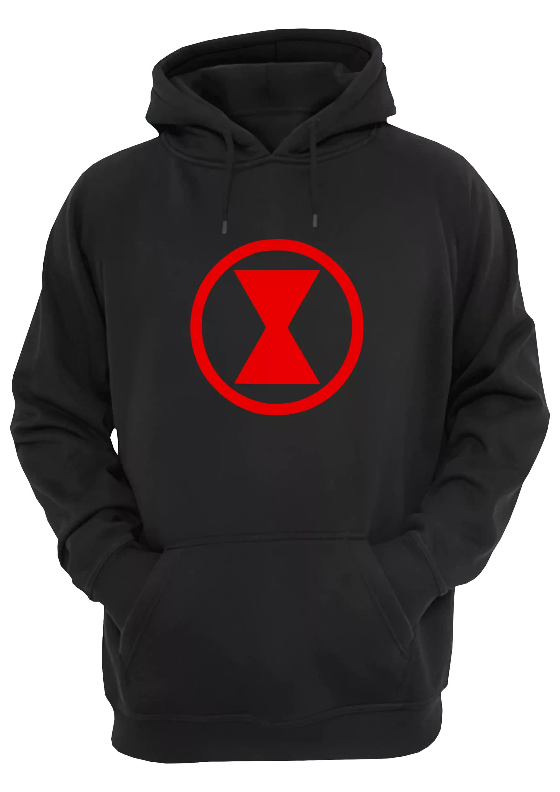Black Widow Viuda Negra Logo Buzo Canguro Friki Tu Eres #6