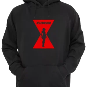Black Widow Viuda Negra Logo Buzo Canguro Friki Tu Eres #4