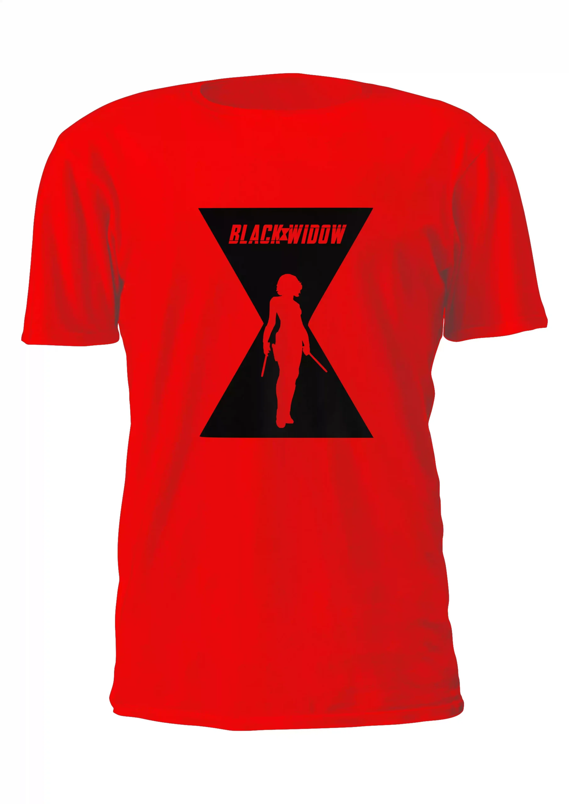 Black Widow Viuda Negra Logo Remera Friki Tu Eres #7 - Imagen 5