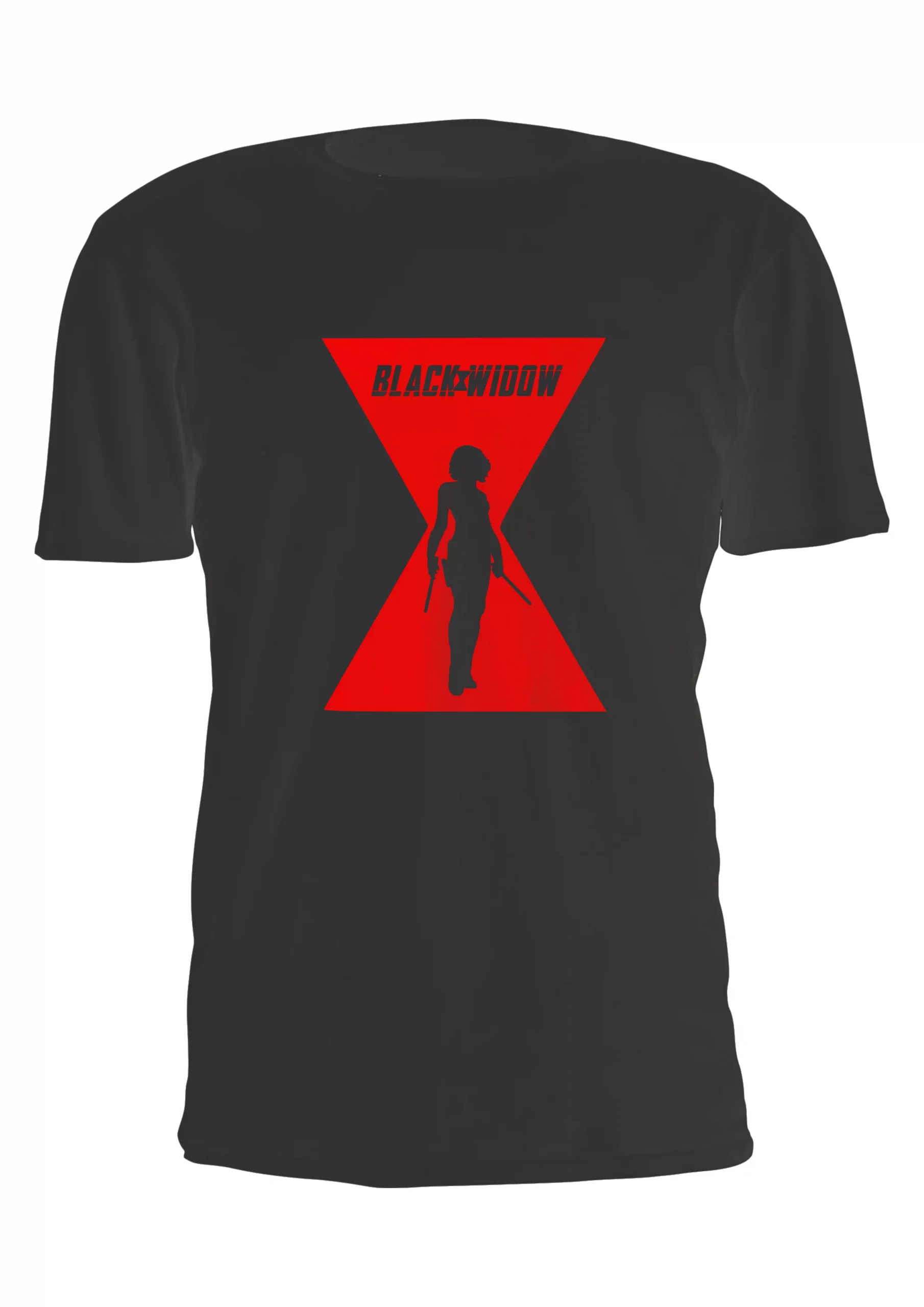 Black Widow Viuda Negra Logo Remera Friki Tu Eres #7 - Imagen 6