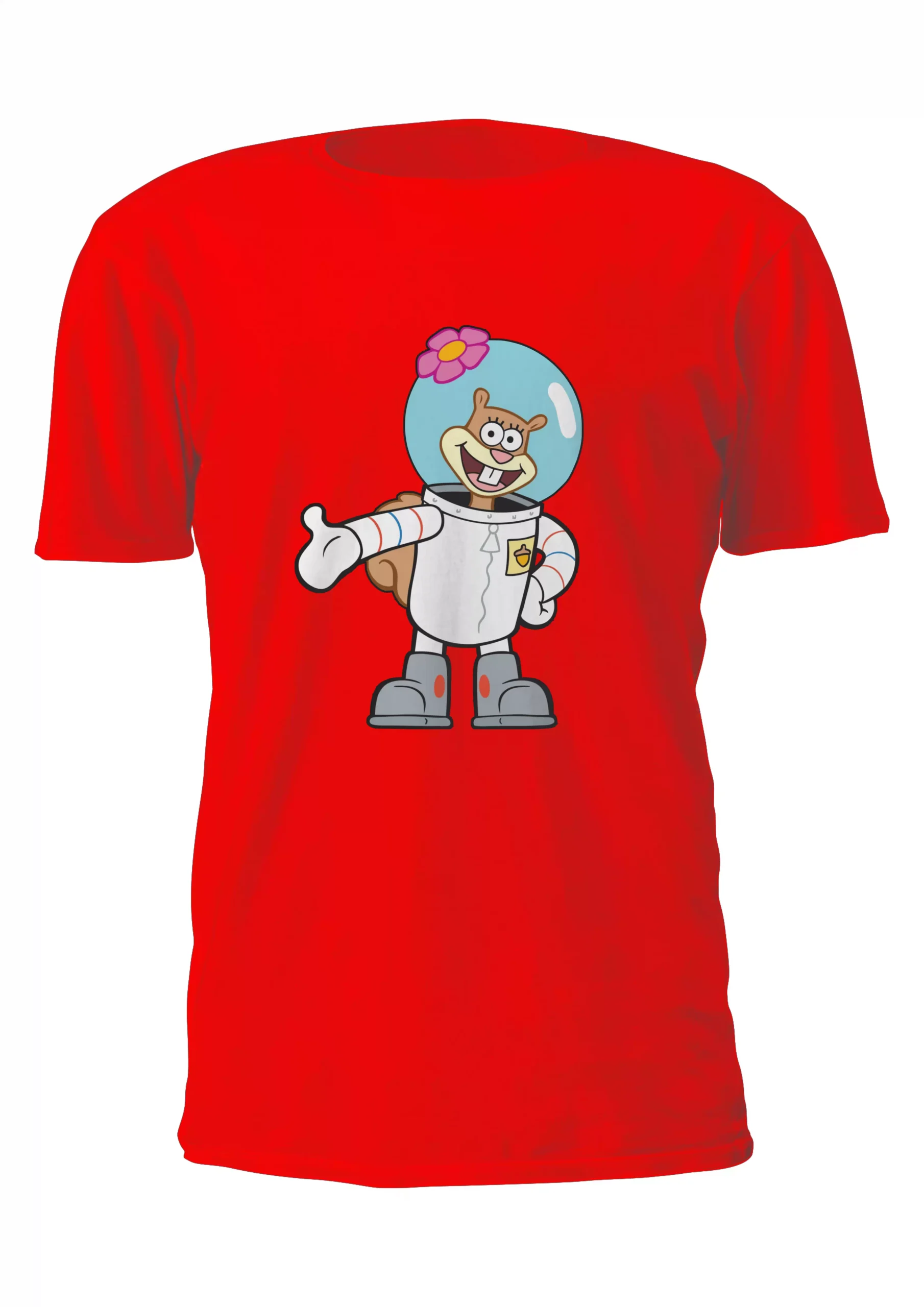 Bob Esponja Arenita Mejillas Ardilla Remera Friki Tu Eres #23 - Imagen 5