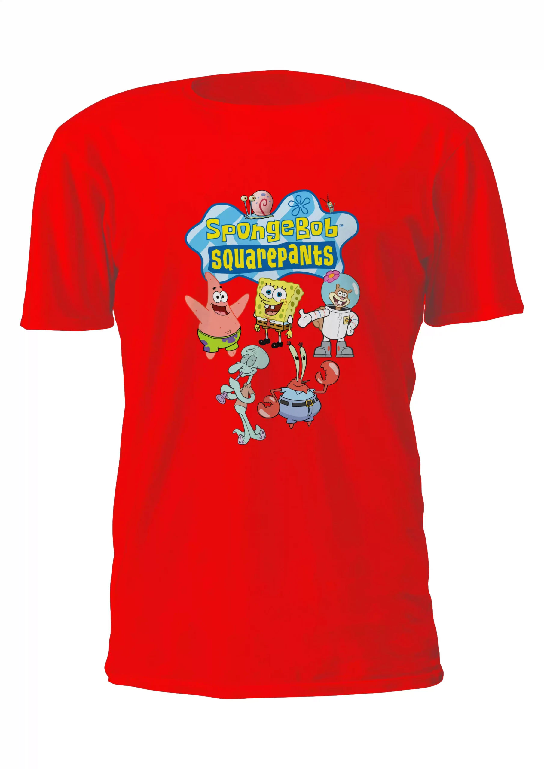 Bob Esponja Todos Los Personajes Remera Friki Tu Eres #24 - Imagen 5