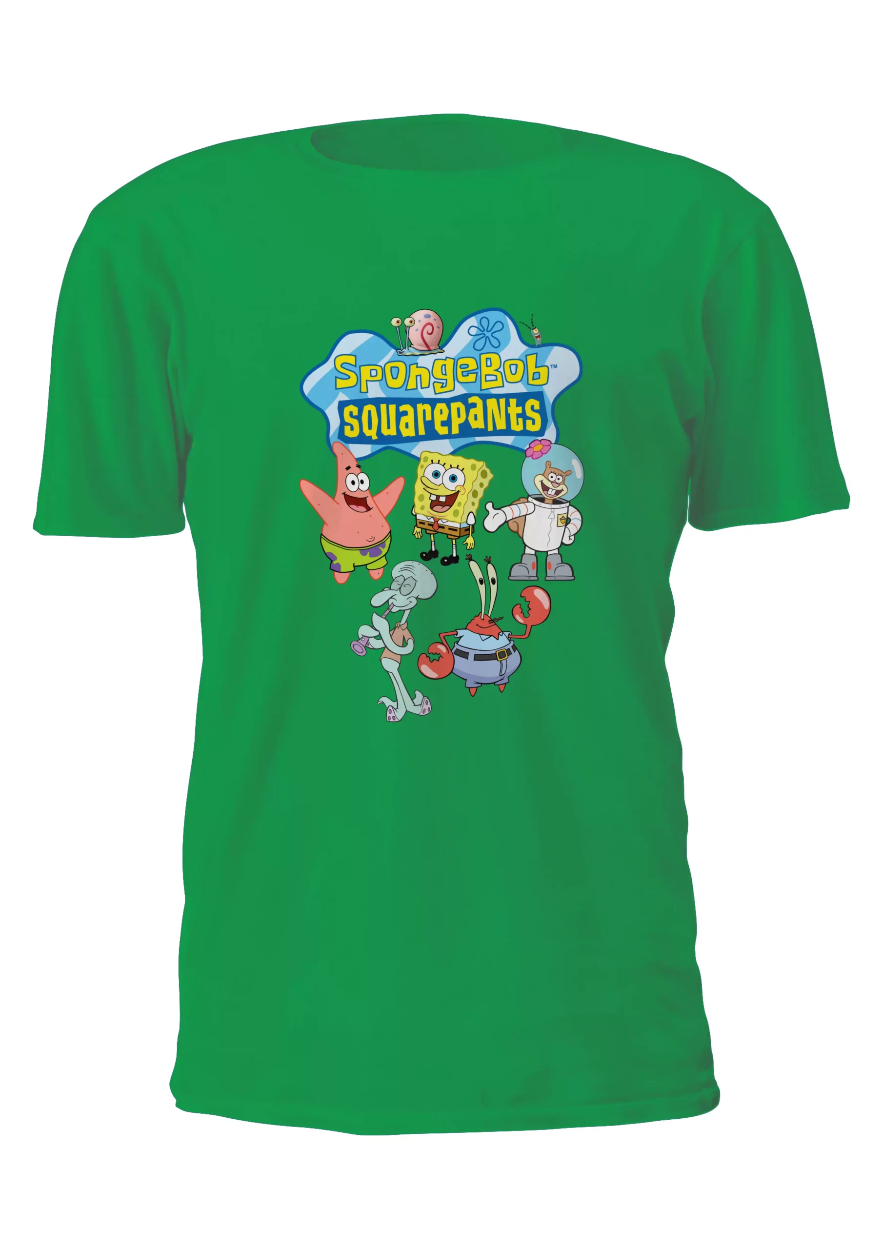 Bob Esponja Todos Los Personajes Remera Friki Tu Eres #24 - Imagen 3