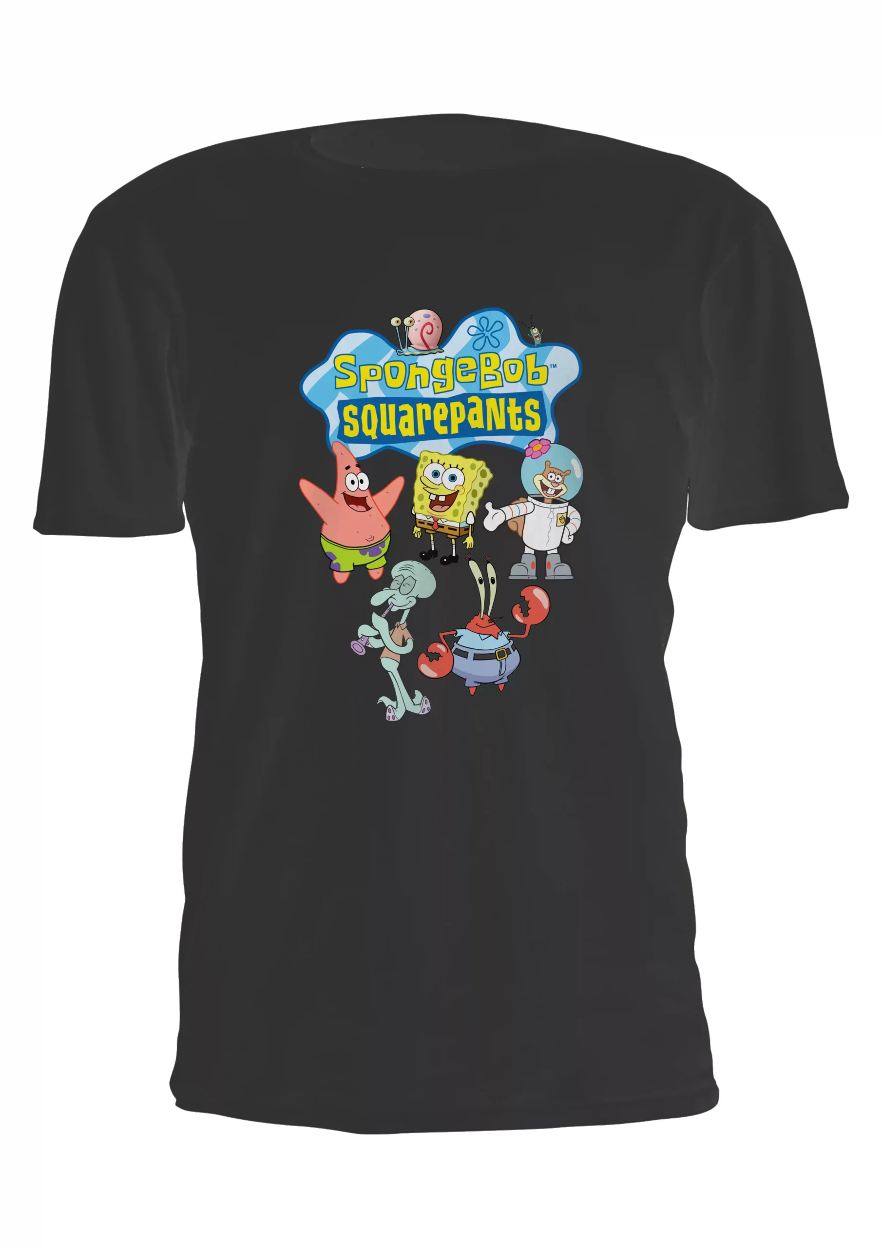 Bob Esponja Todos Los Personajes Remera Friki Tu Eres #24 - Imagen 6