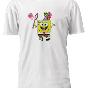 Bob Esponja Caracol Gary Y Medusa Remera Friki Tu Eres #15