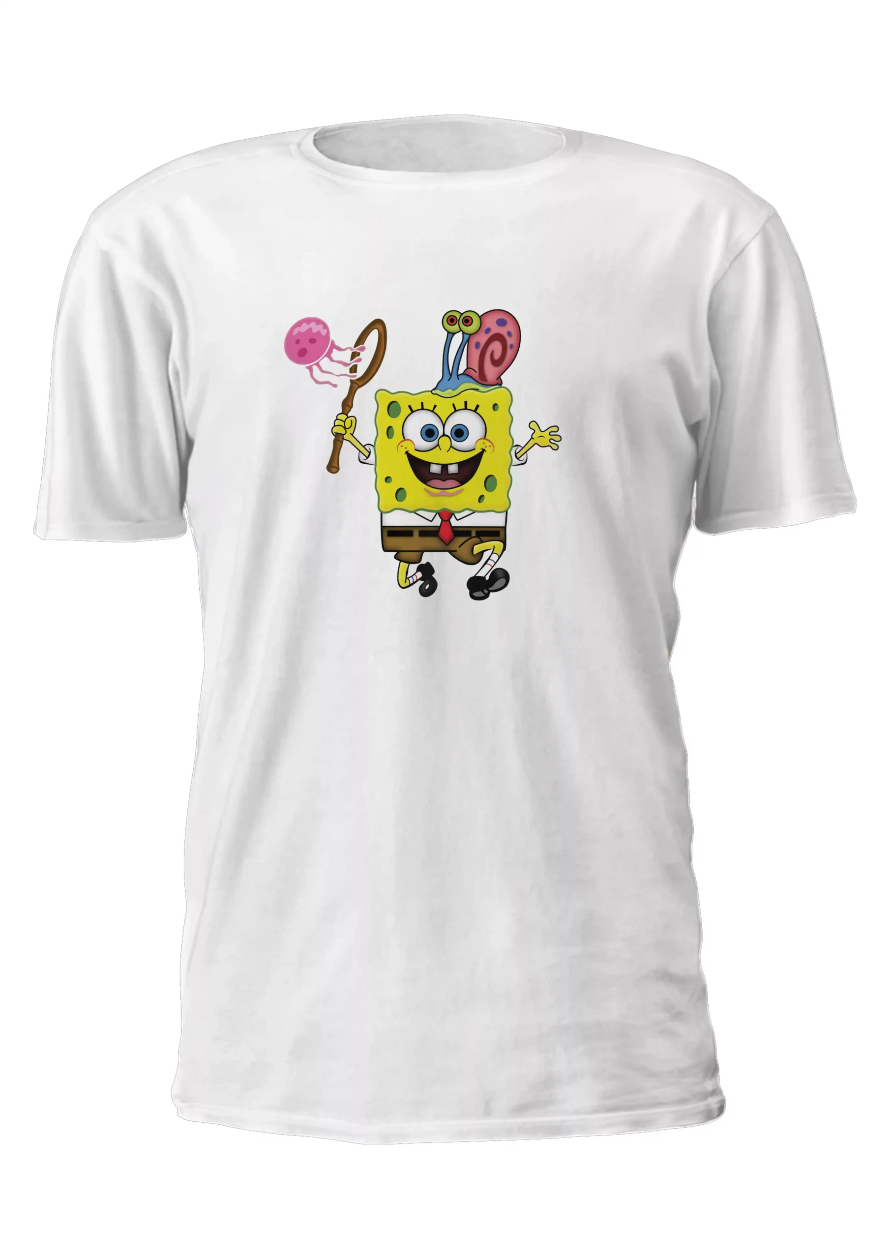 Bob Esponja Caracol Gary Y Medusa Remera Friki Tu Eres #15