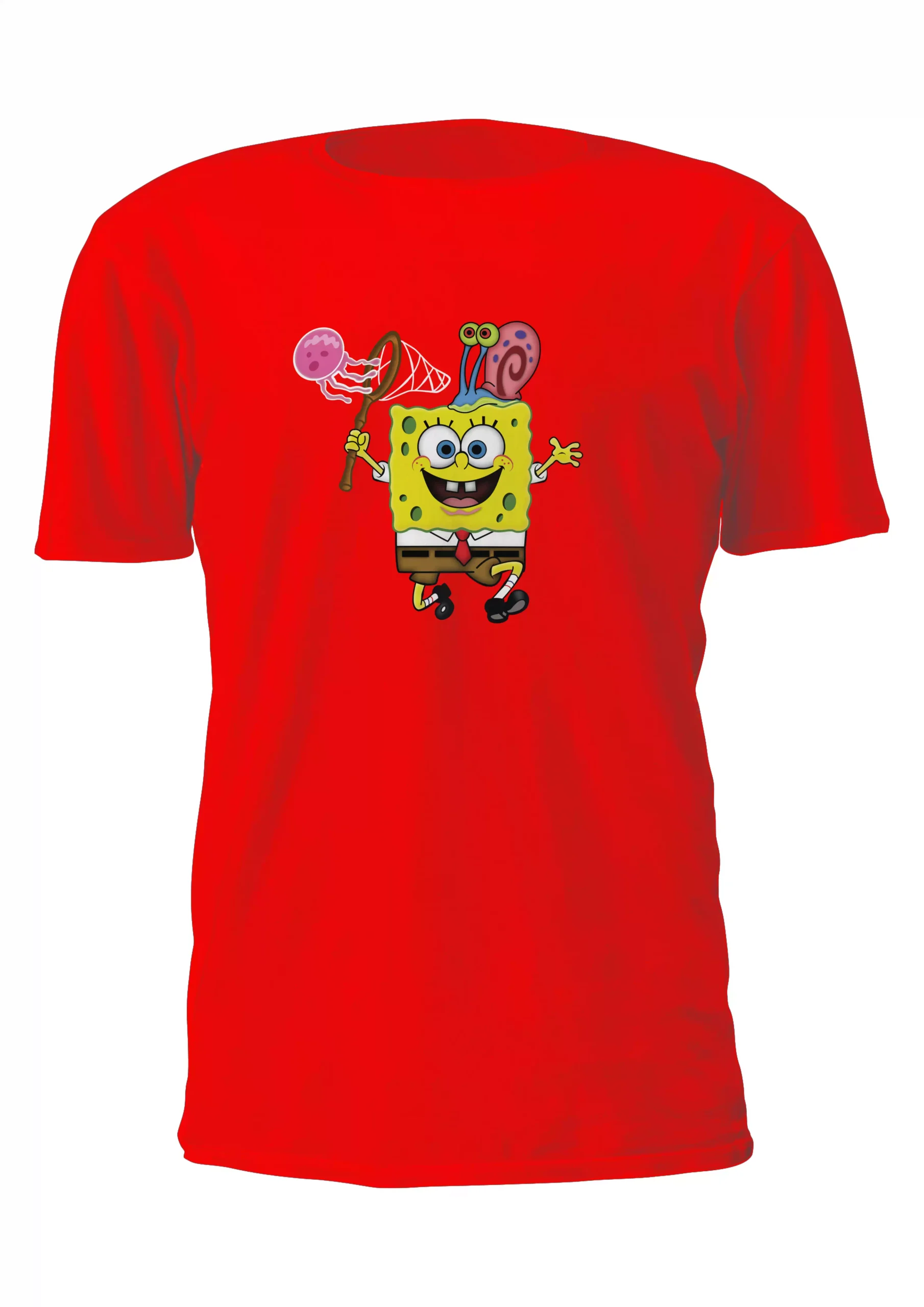 Bob Esponja Caracol Gary Y Medusa Remera Friki Tu Eres #15 - Imagen 5