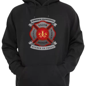 Bomberos Voluntarios Buzo Canguro Friki Tu Eres #1