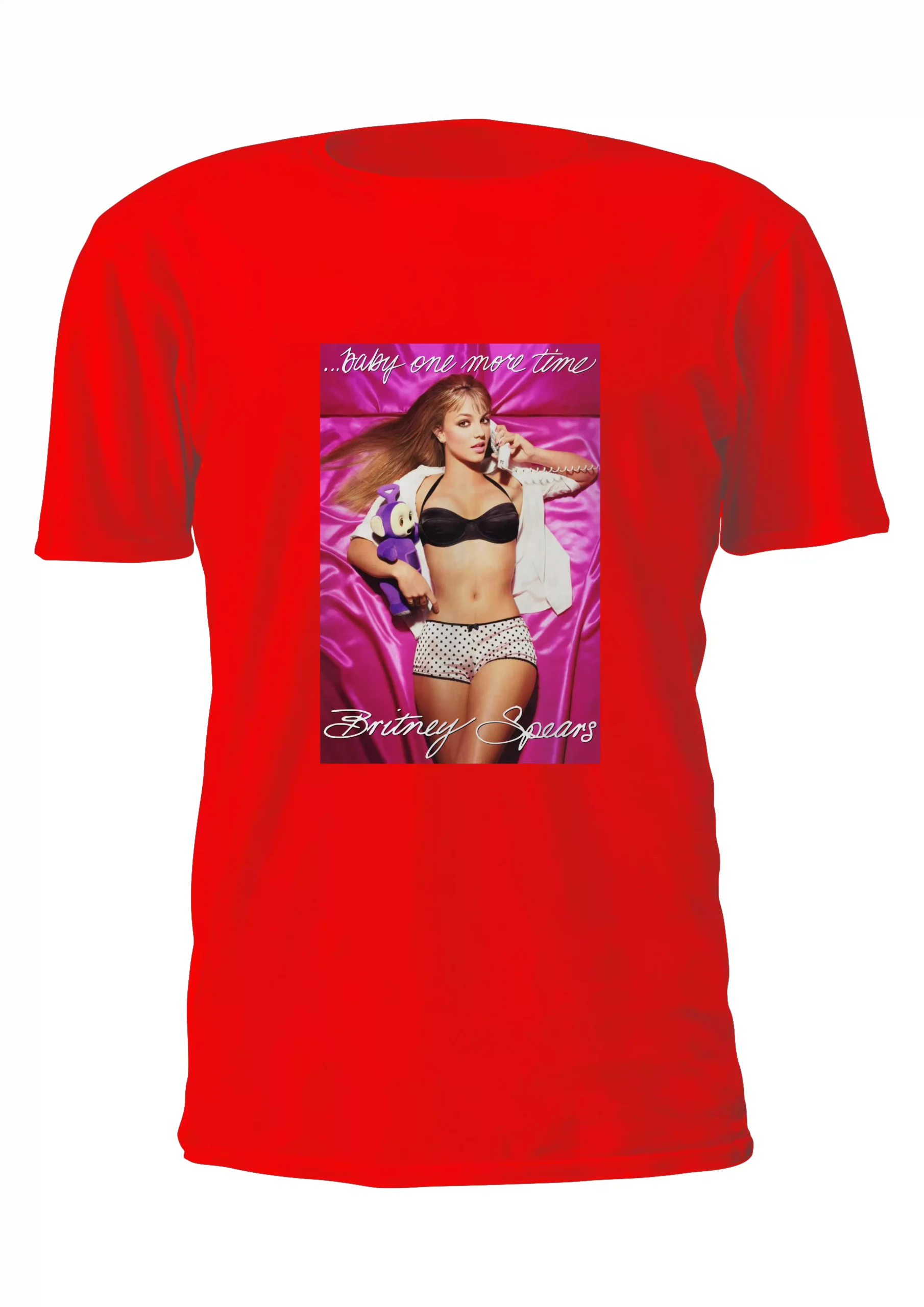 Britney Spears Baby One More Time Remera Friki Tu Eres #3 - Imagen 5