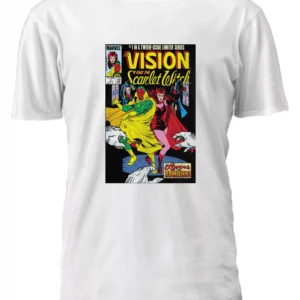 Bruja Escarlata Vision Portada Comic Remera Friki Tu Eres #5