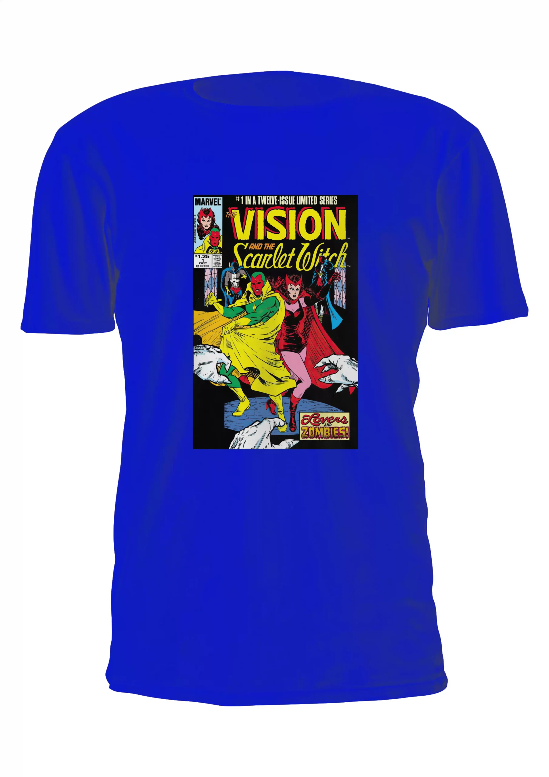 Bruja Escarlata Vision Portada Comic Remera Friki Tu Eres #5 - Imagen 4