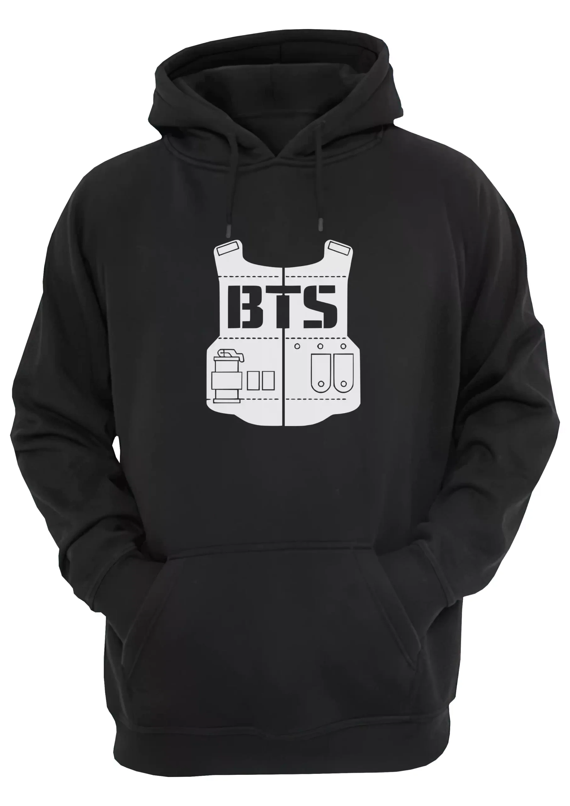Bts Logo Buzo Canguro Friki Tu Eres #1