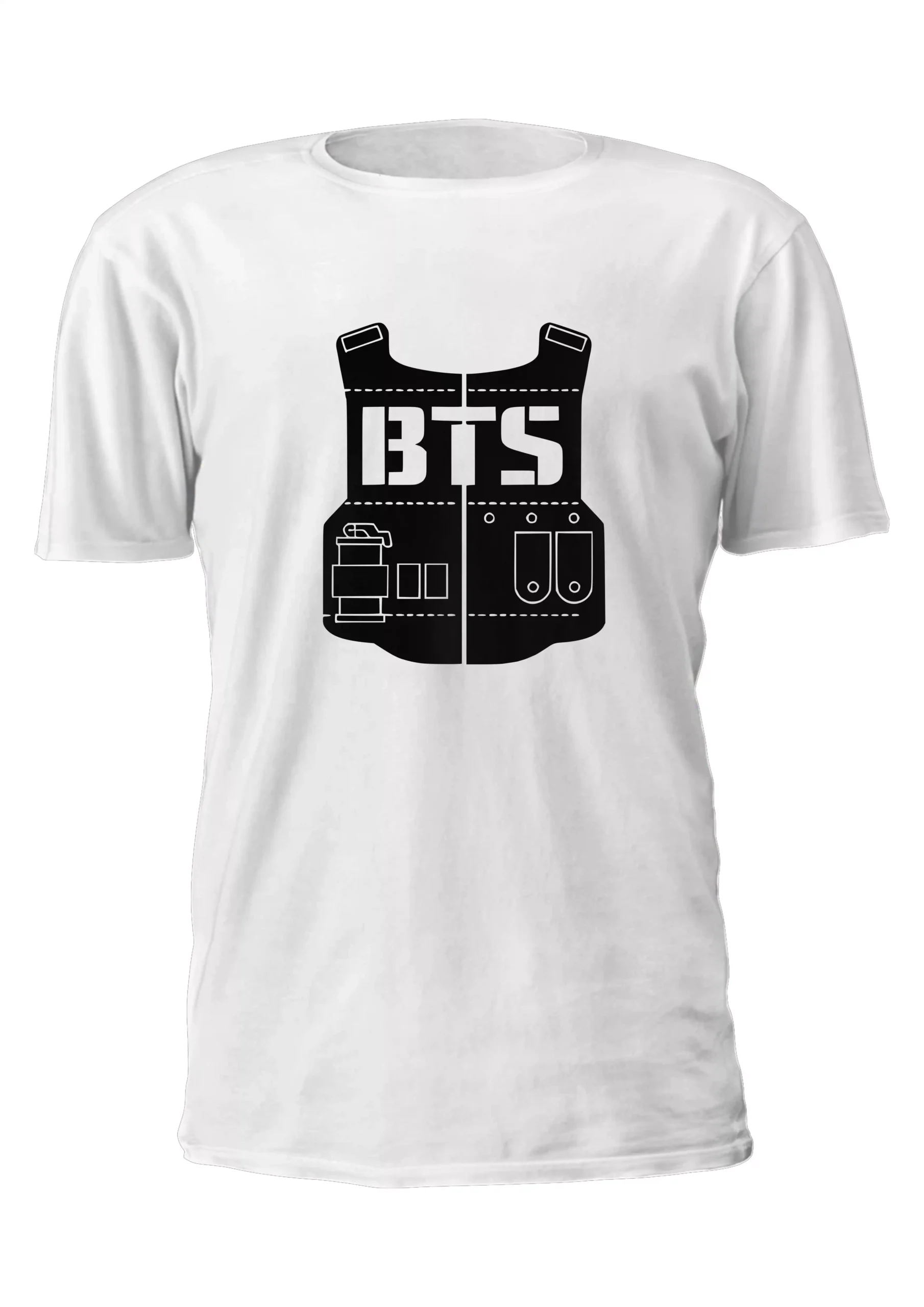 Bts Logo Remera Friki Tu Eres #7
