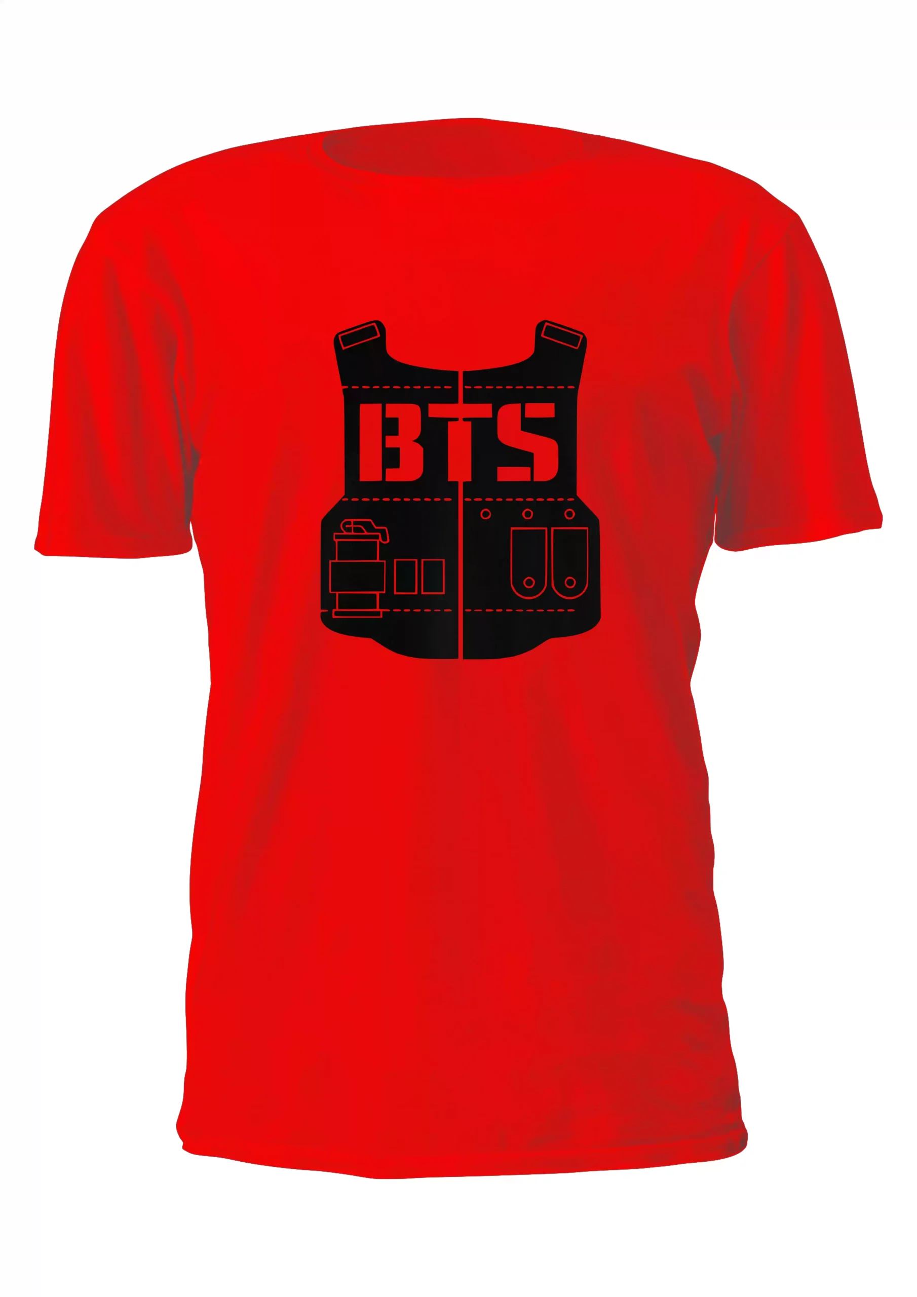 Bts Logo Remera Friki Tu Eres #7 - Imagen 5