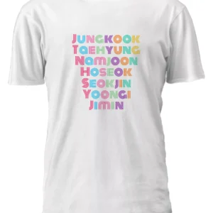 Bts Nombres Dynamite Remera Friki Tu Eres #2