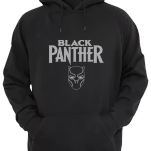 Pantera Negra Black Panther Logo Buzo Canguro Friki Tu Eres #2