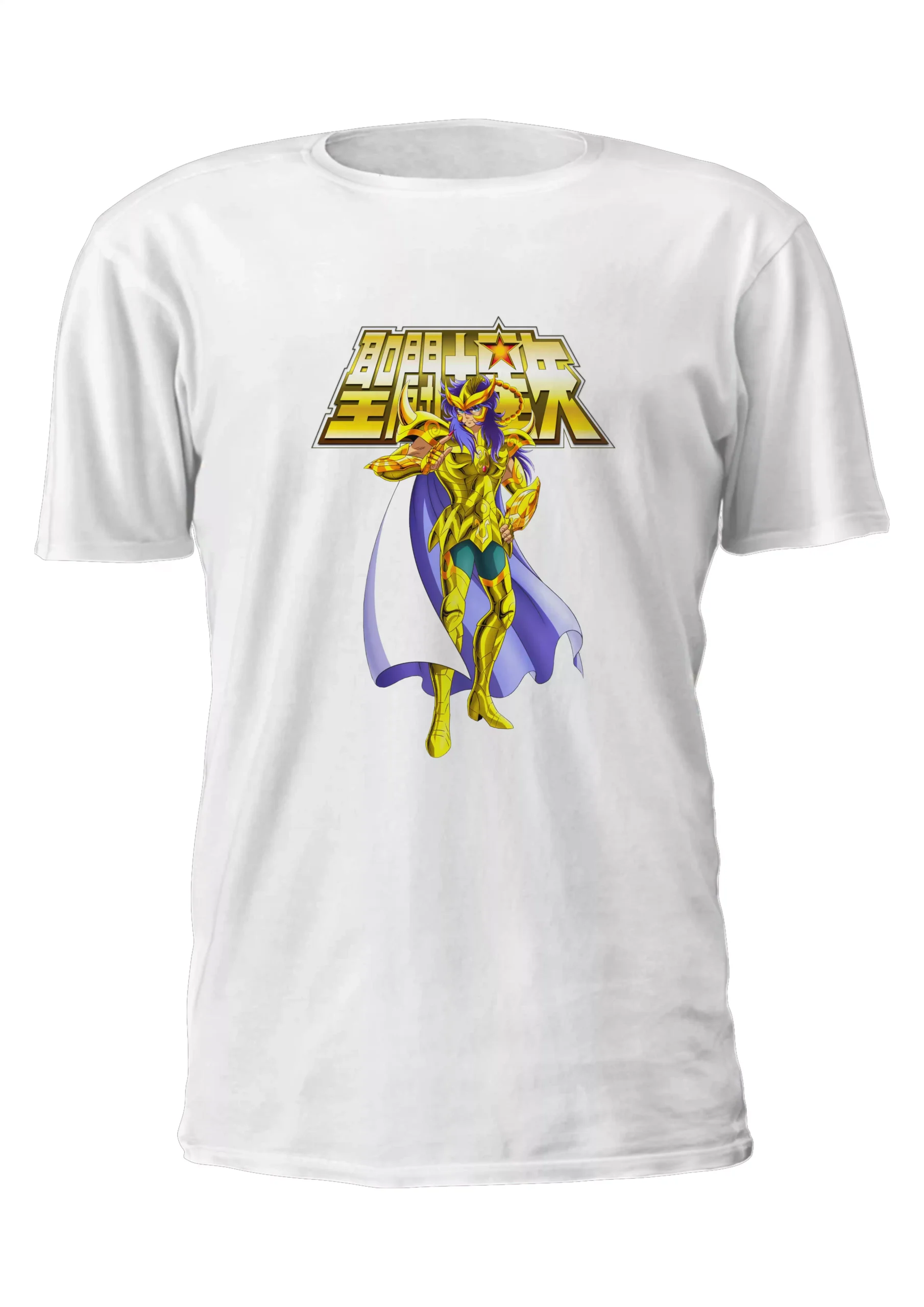 Caballeros Del Zodiaco Milo Escorpio Remera Friki Tu Eres #34