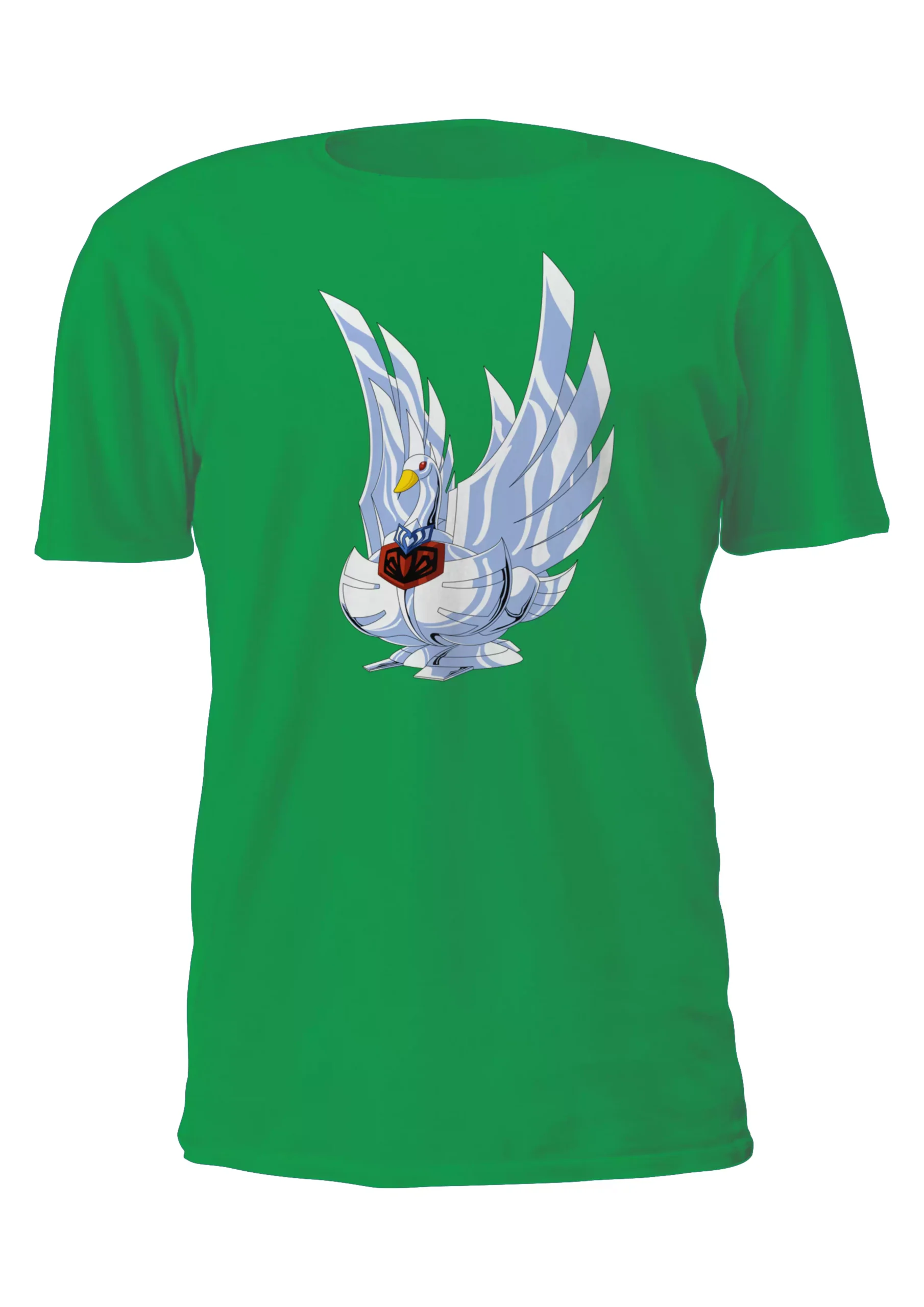 Caballeros Del Zodiaco Armadura Cisne Remera Friki Tu Eres #31 - Imagen 3