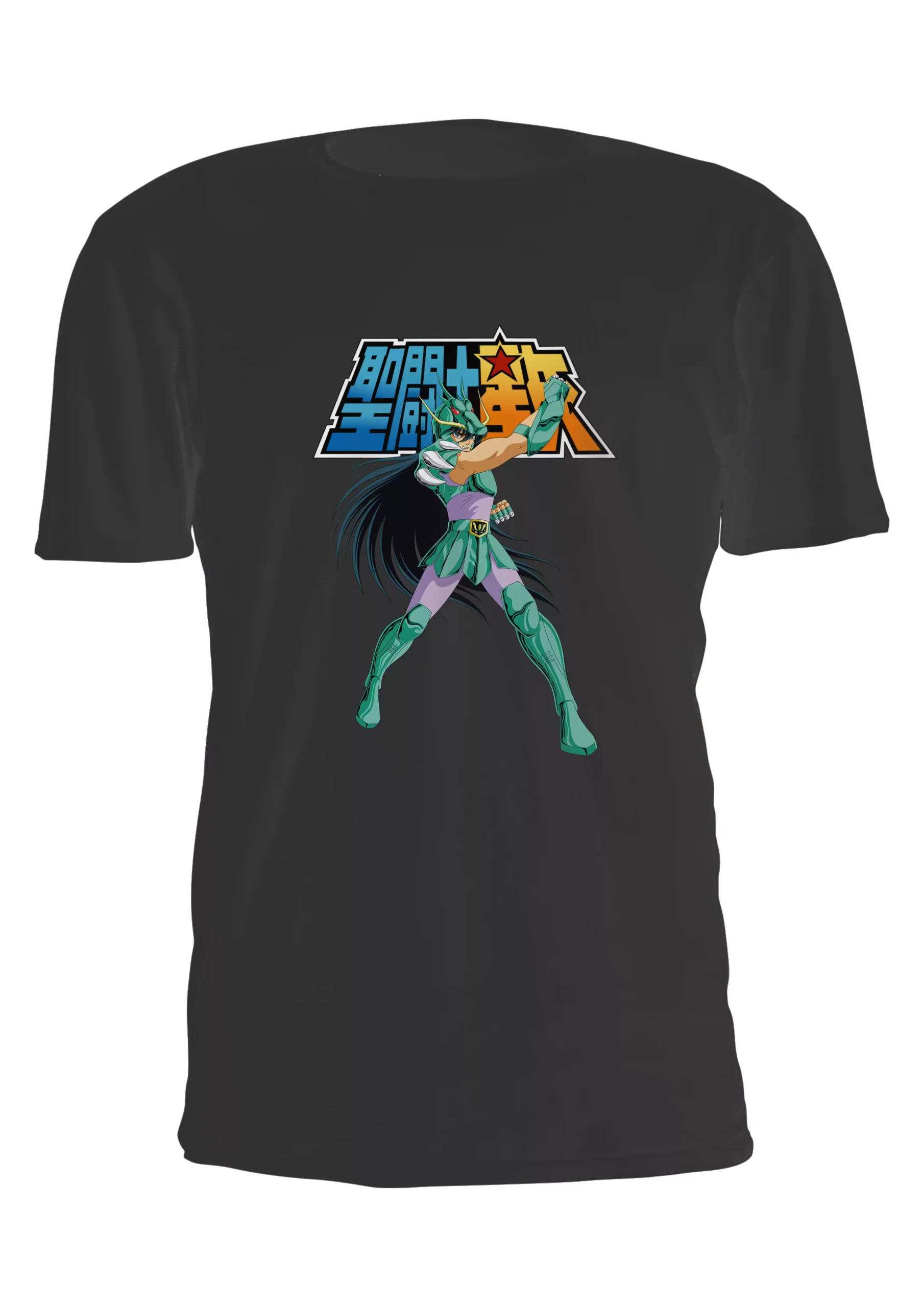 Caballeros Del Zodiaco Shiryu Dragon Remera Friki Tu Eres #46 - Imagen 6