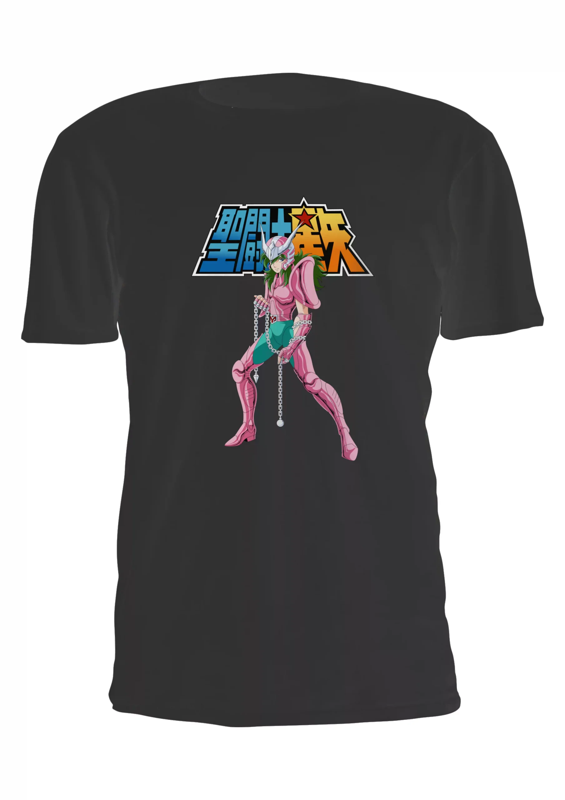 Caballeros Del Zodiaco Shun Andromeda Remera Friki Tu Eres #11 - Imagen 6