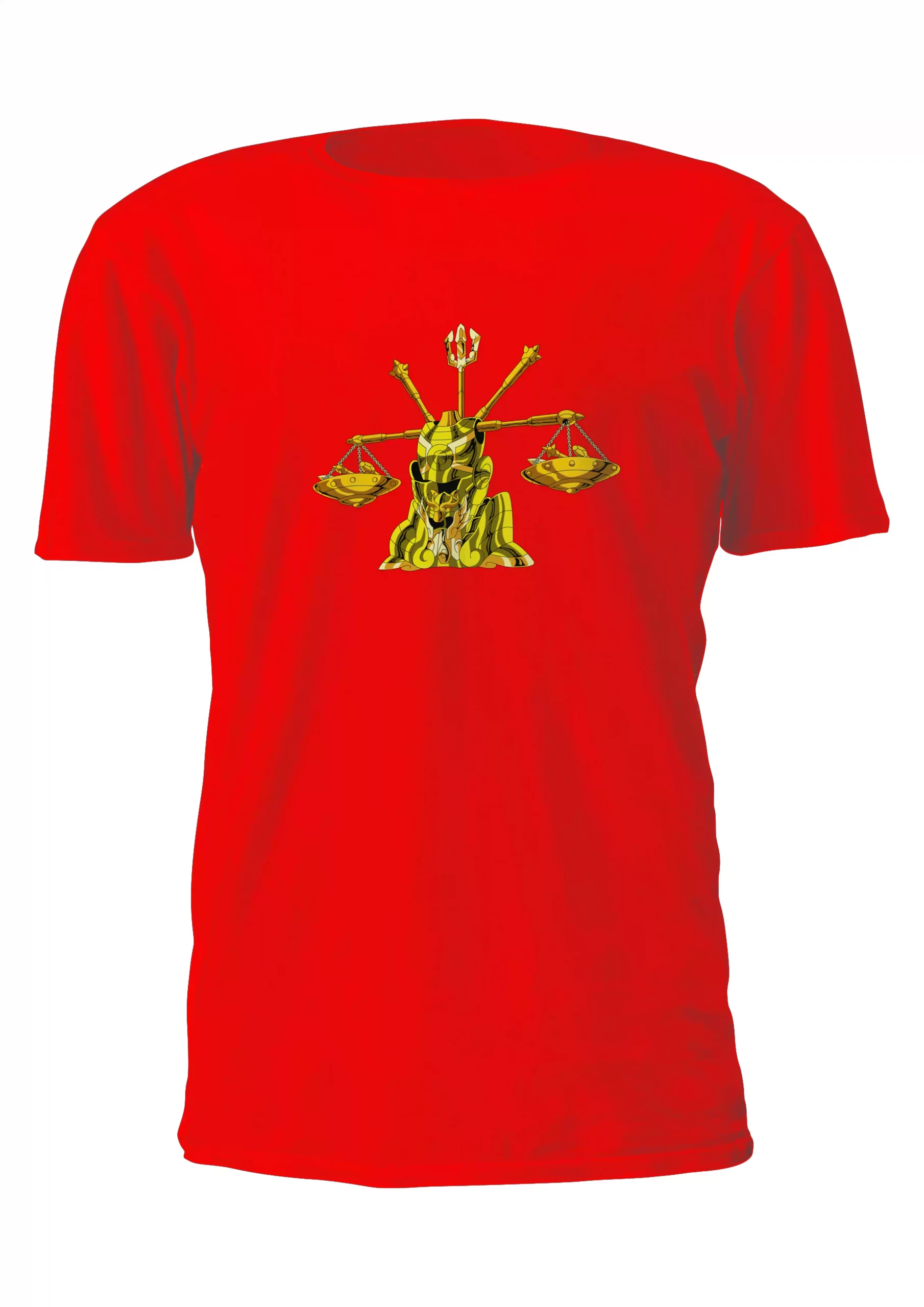 Caballeros Del Zodiaco Armadura Libra Remera Friki Tu Eres #54 - Imagen 5