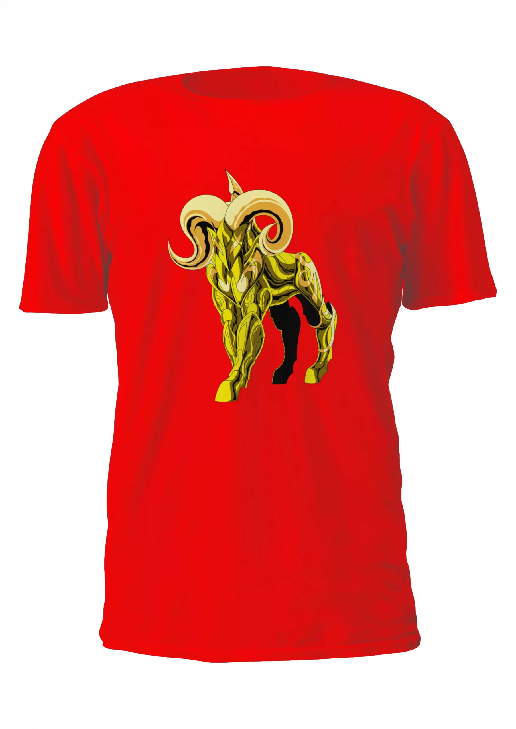 Caballeros Del Zodiaco Armadura Aries Remera Friki Tu Eres #60 - Imagen 5